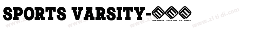 SPORTS VARSITY字体转换